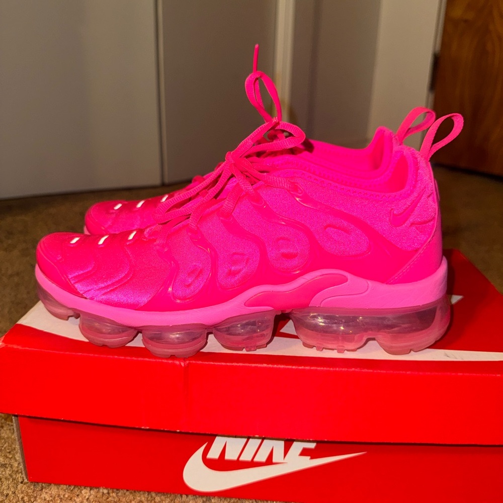 Nike Women's “Hyper Pink” VaporMax Plus Sneakers